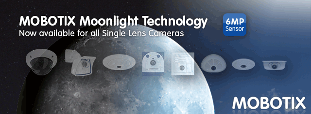 Mobotix Q25 panoramic IP camera with 6MP Moonlight Technology sensors brochure (2.56MB pdf)