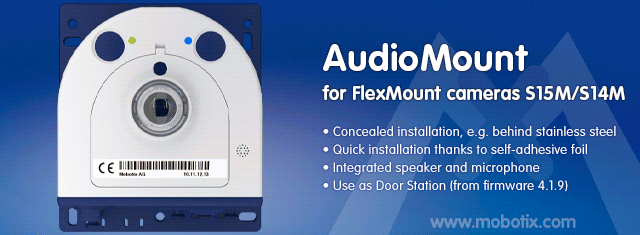 View Mobotix S15 AudioMount quick install guide (769KB pdf)