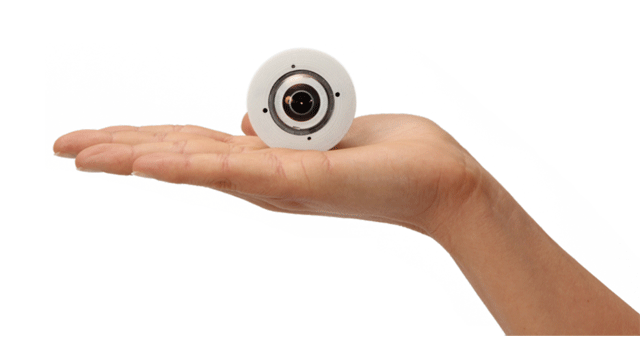 View Mobotix S14 dual 360 degree digital PTZ mini dome IP camera brochure (4.34MB pdf)
