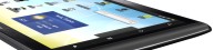 View hires photo of front & bottom edge of Archos 101 Internet tablet touch screen (816KB jpg)