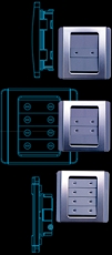 Go to C-Bus Neo wall switch page.